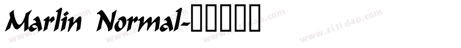 Marlin Normal字体转换